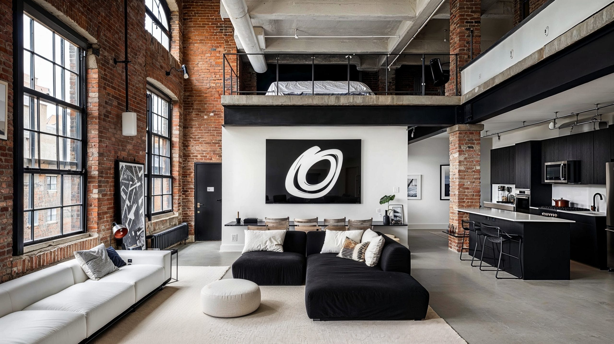 Vivienda diáfana reformada con estética industrial y acabados contemporáneos